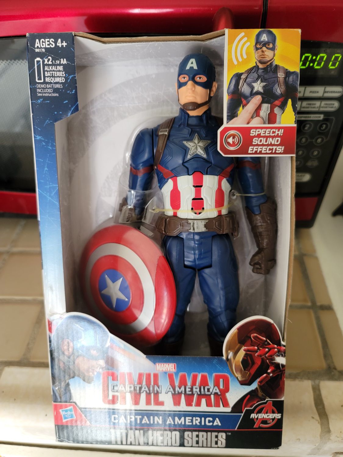 Captain America Action Figure New