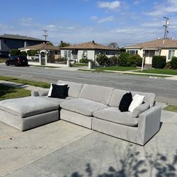 Modular Cloud Couch Sofá sectional Gray Mint condition