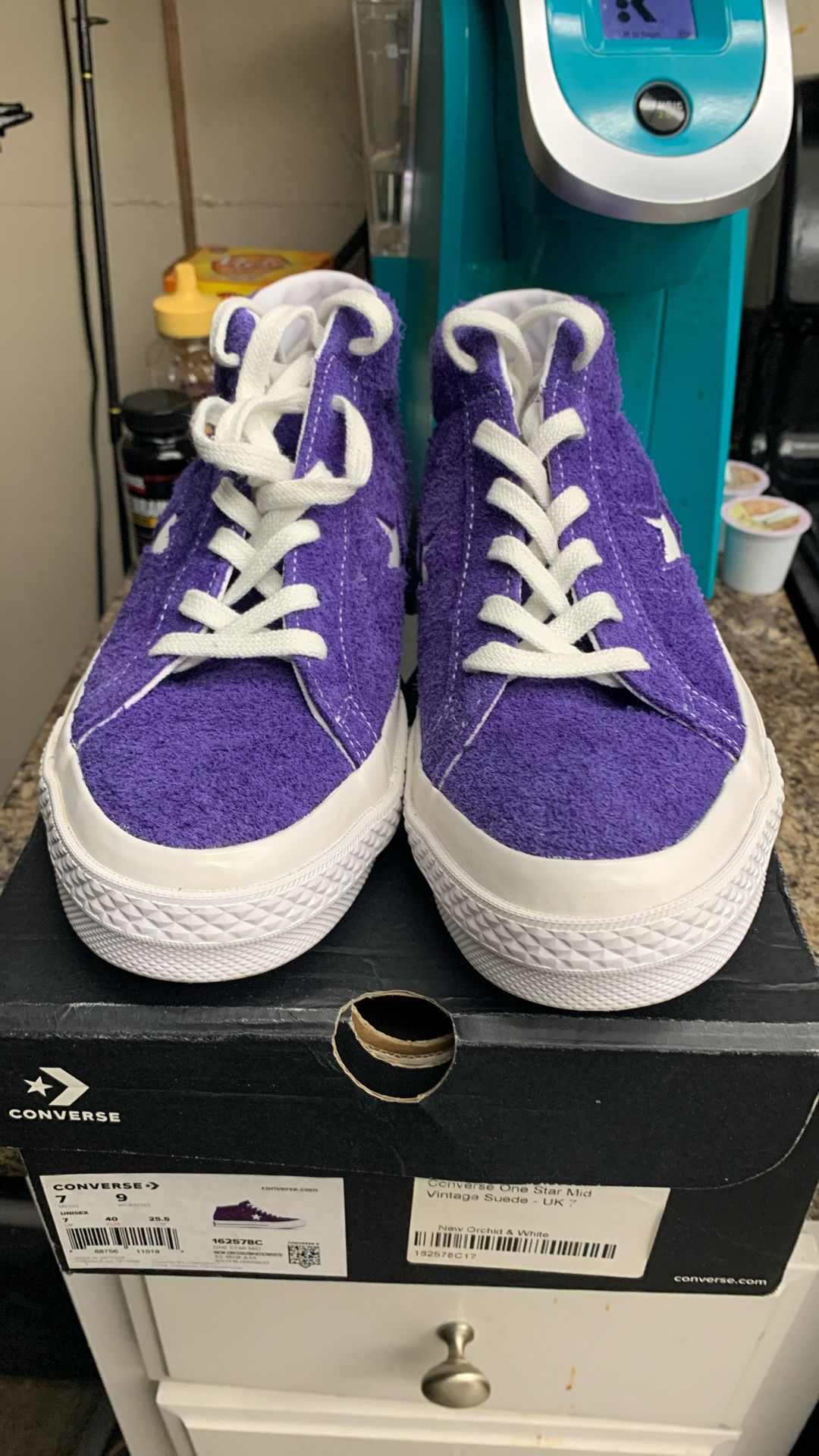 Converse One Star Mid Vintage Suede