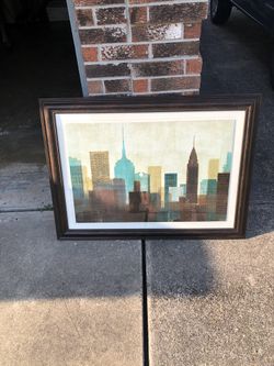Cityscape wall decor