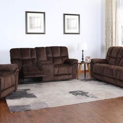 COMFY NEW BARCELONA RECLINING SOFA, LOVESEAT AND CHAIR SET ON SALE ONLY $1499. IN STOCK SAME DAY DELIVERY 🚚 EASY FINANCING 