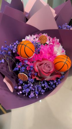 Basketball Flower Bouquet