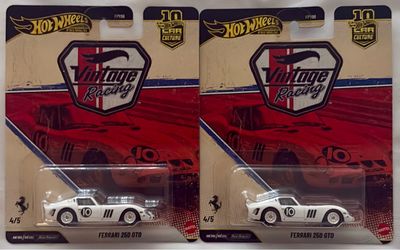 Hot Wheels Ferrari 250 GTO Vintage Racing 2-Pack