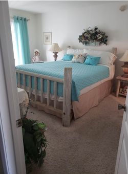 King size solid Pine bedroom set