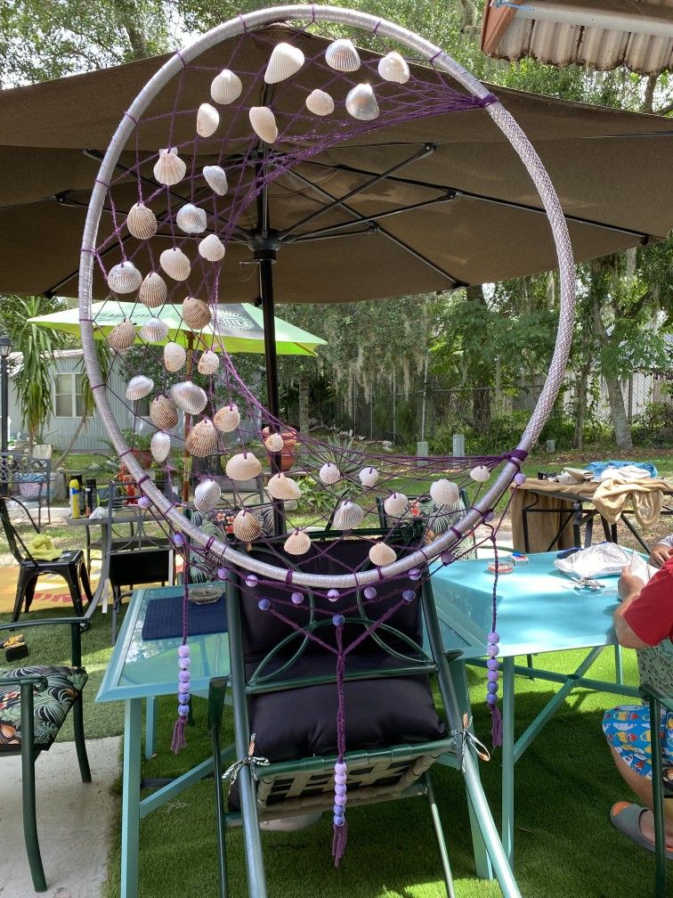 Handmade By Artist Moon Mermaid Dreamcatcher