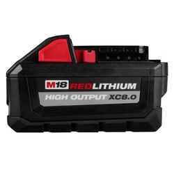 Milwaukee M18 18-Volt Lithium-lon High Output Battery Pack 8.0Ah 