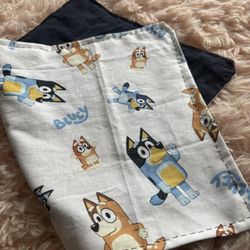 Hand Sewn Bluey Burp Cloth