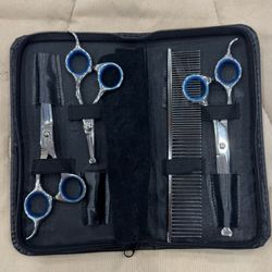 Pet grooming scissors