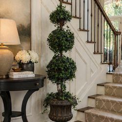 🪴Luxury Triple Ball Topiary in Classical Urn🪴76” Statement Piece
