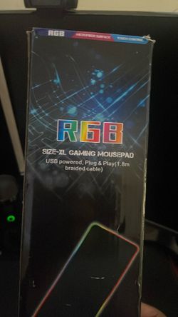 XL RGB Gaming mousepad.