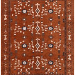 Revival River Rug - Rust 5’x8’