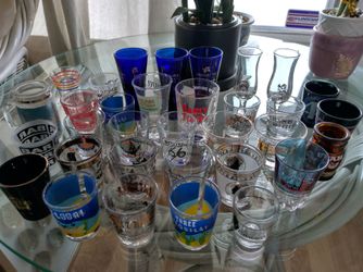 Collection Of 33 Shot/Cordial Glasses
