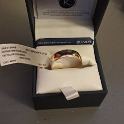10kt Gold His And Hers Bands Unworn With Tags Attached 