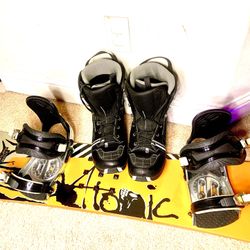 PRO-SNOWBOARDS & BOOTS SET size 12M(🔥BRAND NEW 🔥never Used just ROOM DISPLAY)