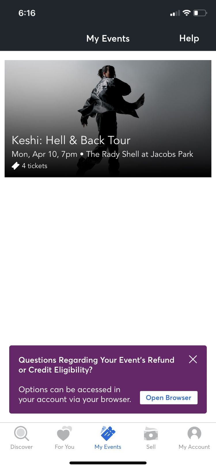 KESHI SANDIEGO TICKETS