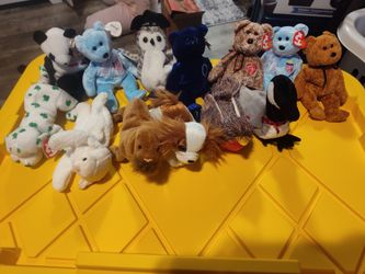 Batch of original retired beanie babies