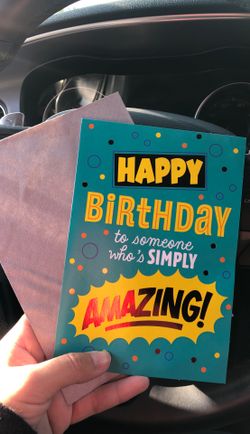 Birthday card
