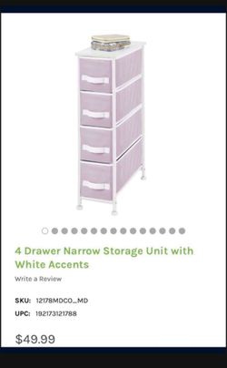 4 Drawer Storage Unit 