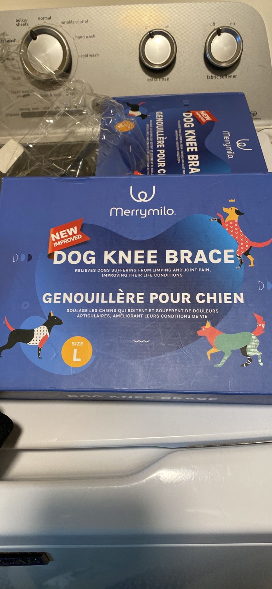 Pet knee brace