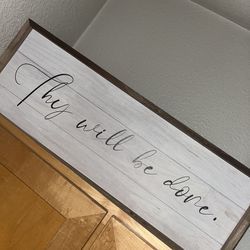 “Thy Will Be Done” Wall Decor – Rustic Style