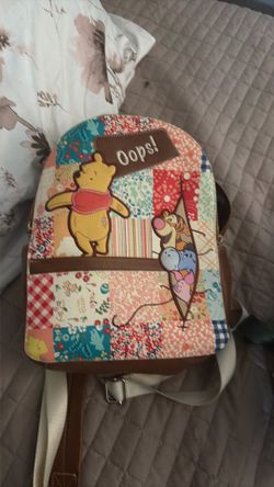 Winnie the Pooh Patchwork Mini Backpack