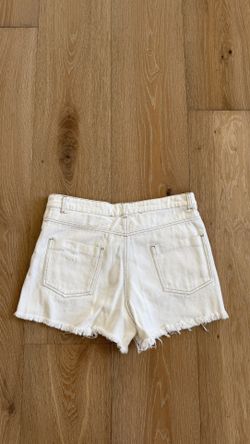 White Denim Shorts