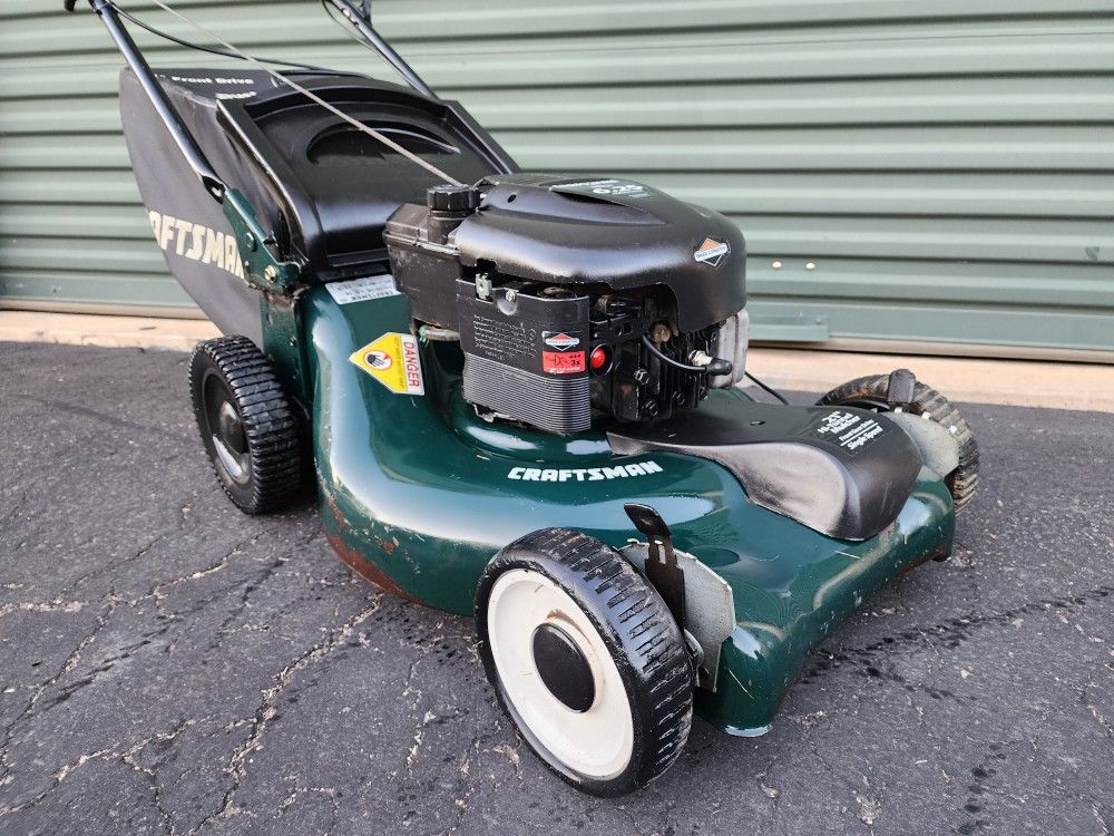 Craftsman FWD Self Propelled Lawn Mower with Briggs 6.25hp Bag/Mulch PRICE IS FIRM