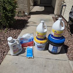 Pool supplies.