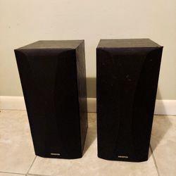 Onkyo Speakers - Pair L & R - Excellent Condition With Stands