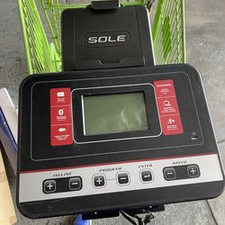 Screen console solef63 treadmill