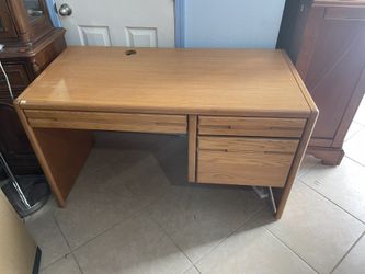 Wooden office desk