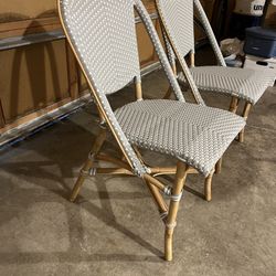 Parisian Style Bistro Chairs (pair)