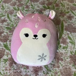 Falala 12 inch pink deer plushie - Squishmallows