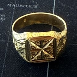 Real 22K Gold Ring Size 10