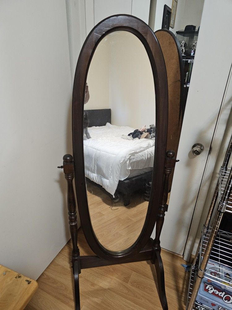 Antique Swivel Mirror