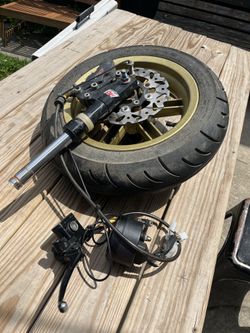 NCY Honda Ruckus front end assembly with speedometer
