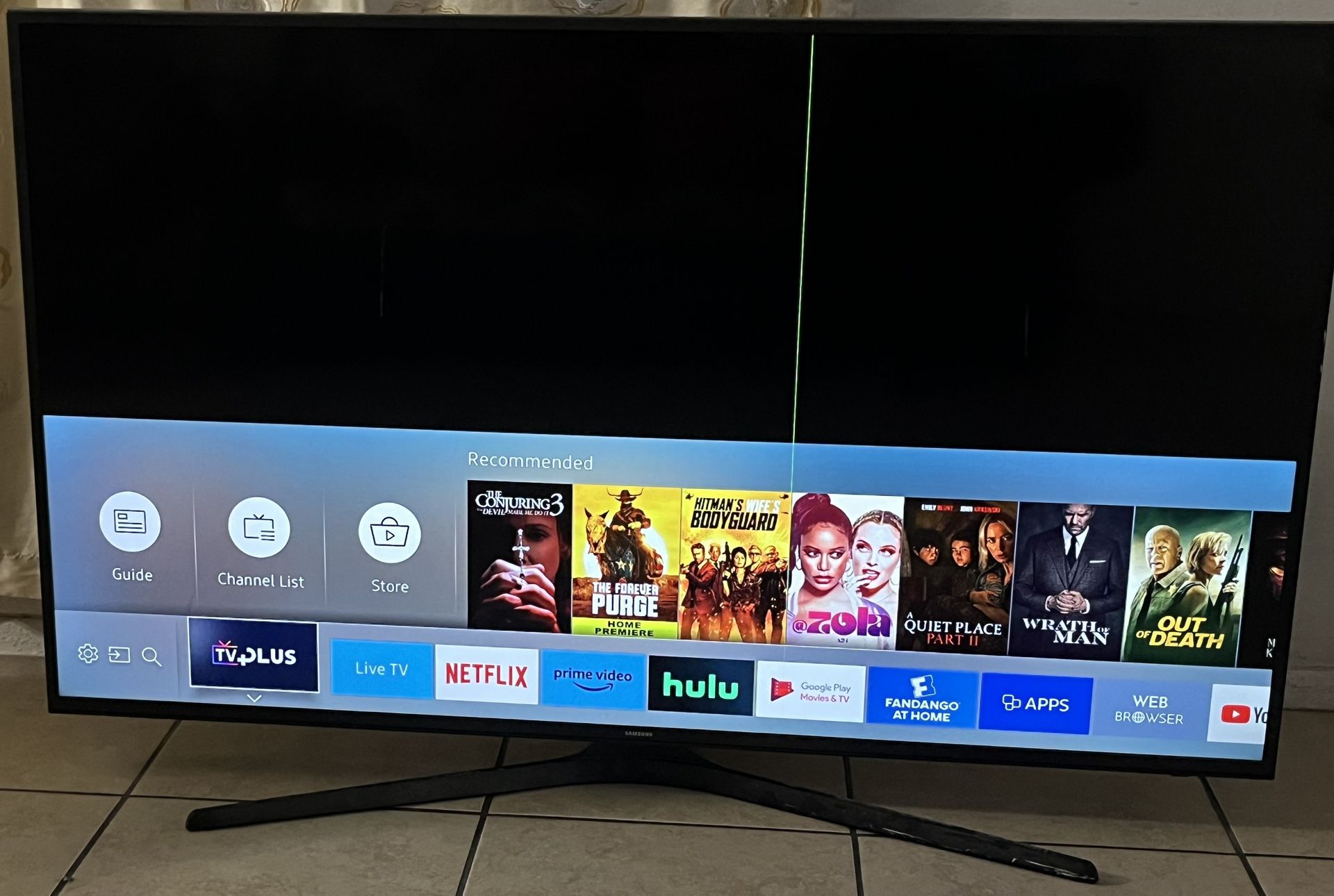 Samsung 60” smart TV