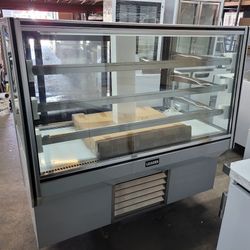 57" High Refrigerated Glass Bakery Display Case