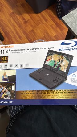 Sylvania 11.4 portable blu ray disc