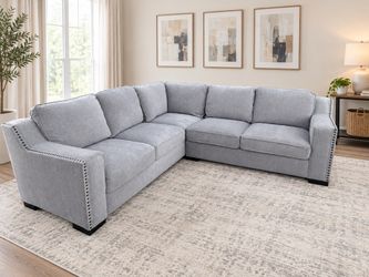 Sectional couch modular L-shaped sofa sala U-shaped delivery available
