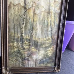 Vintage Print And Frame