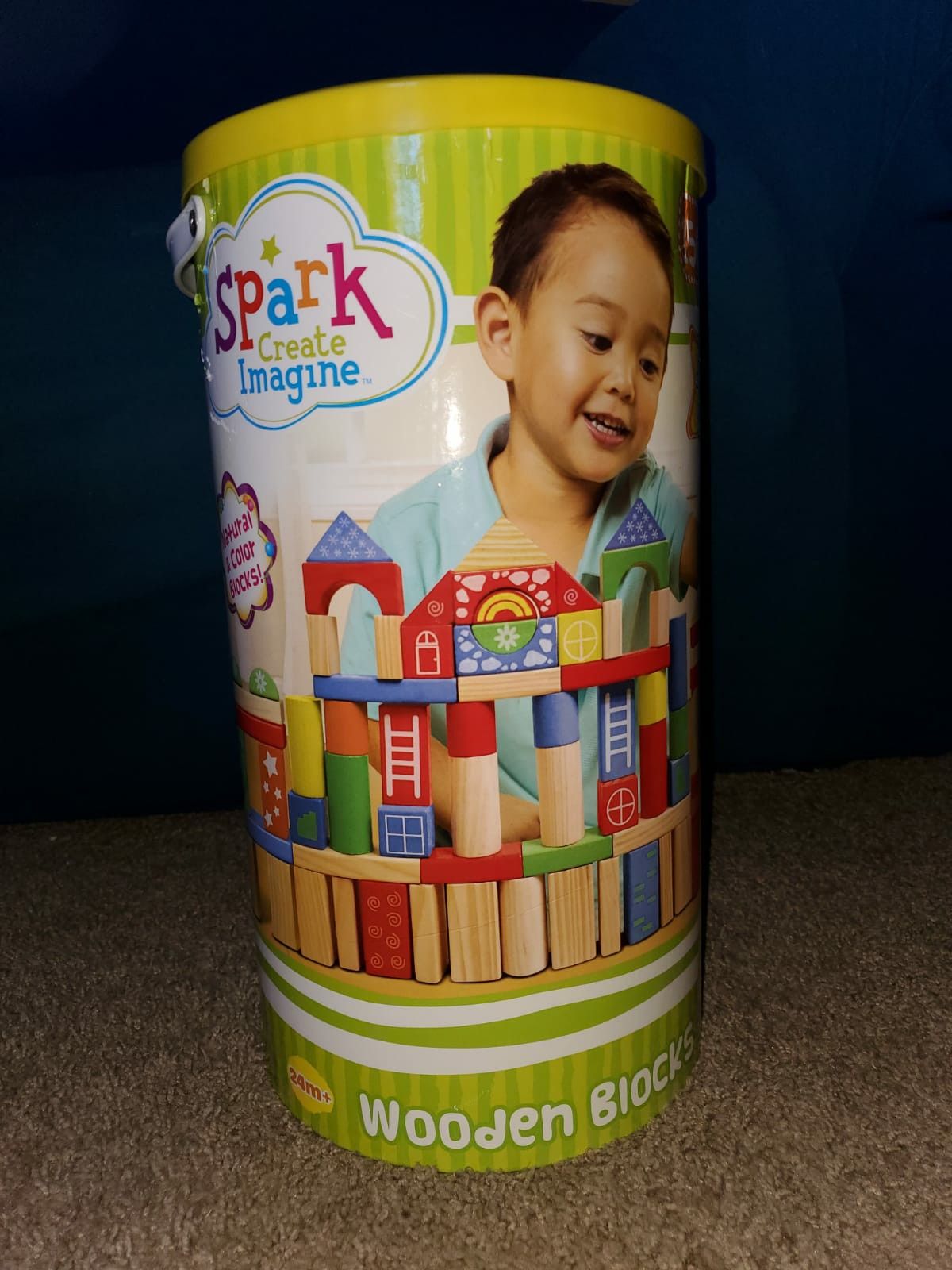 Kids Mat,puzzle and wooden blocks