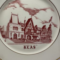 Famous Klas Restaurant Cicero IL Gold Rimmed China Plates