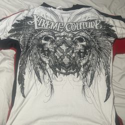 White extreme coulture shirt size m
