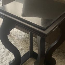 Several end tables coffee table dining table wicker table priced separately 25 to 110