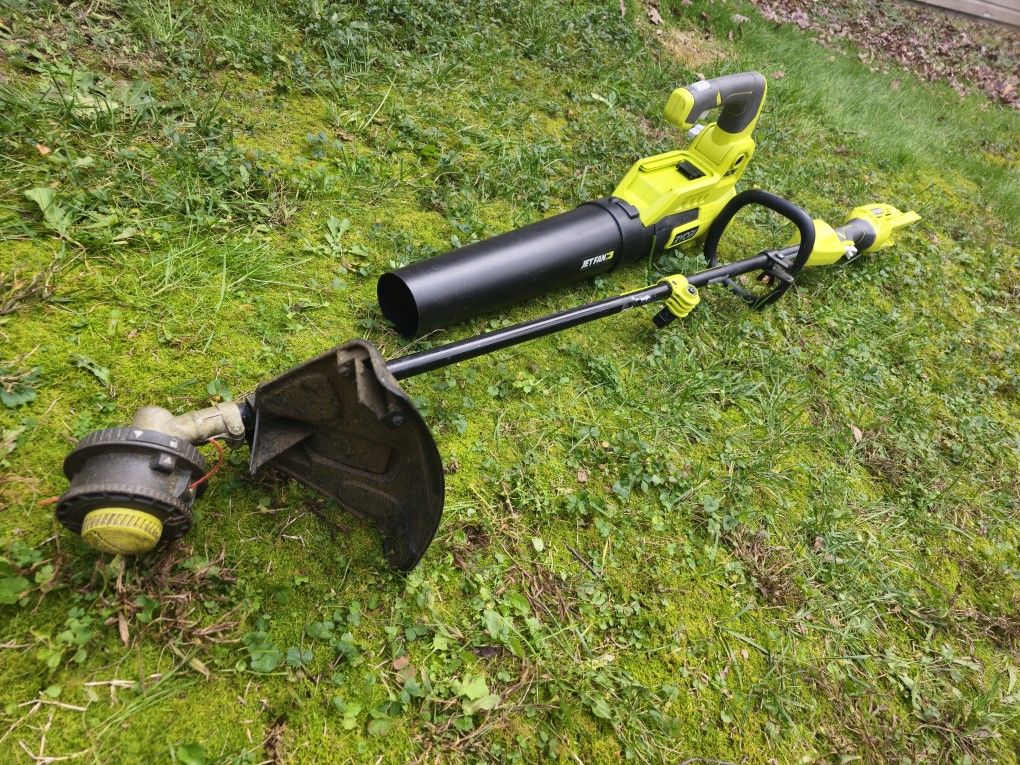 Blower & String Trimmer 40V KIT,battery operated, set of 2 tools