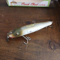 Vintage Creek Chub 718W Wood Fishing Lure