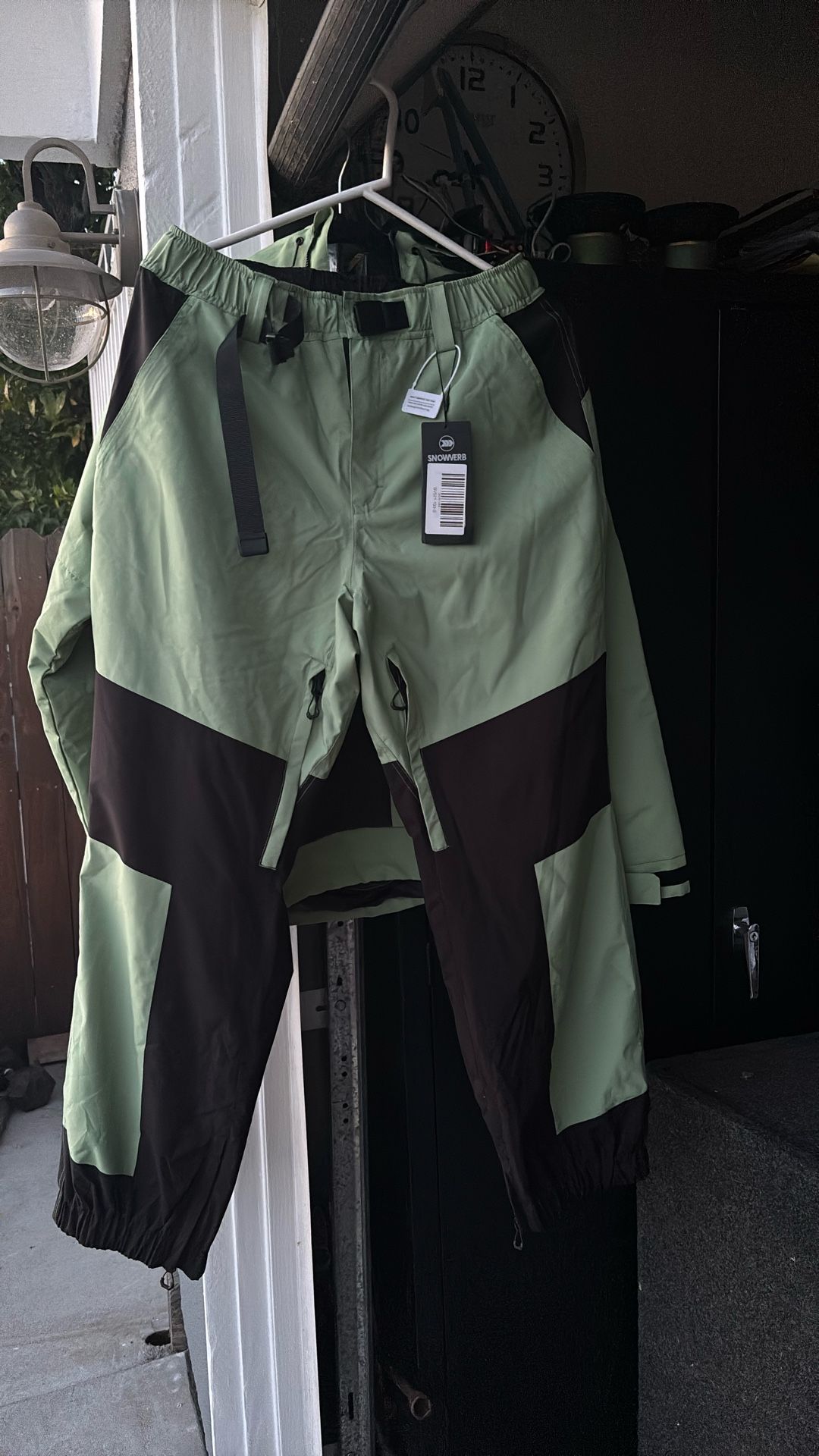 SNOWVERB WATERPROOF PANELED SNOW-BOARDING PANTS