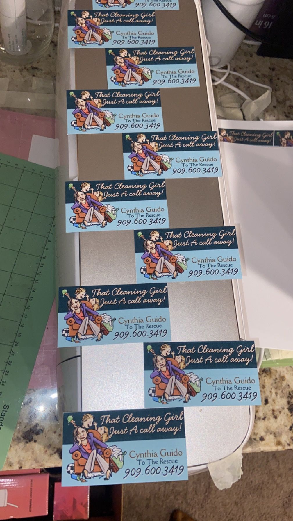 Custom Made Magnetic Business Cards