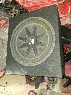 12" kicker in a box